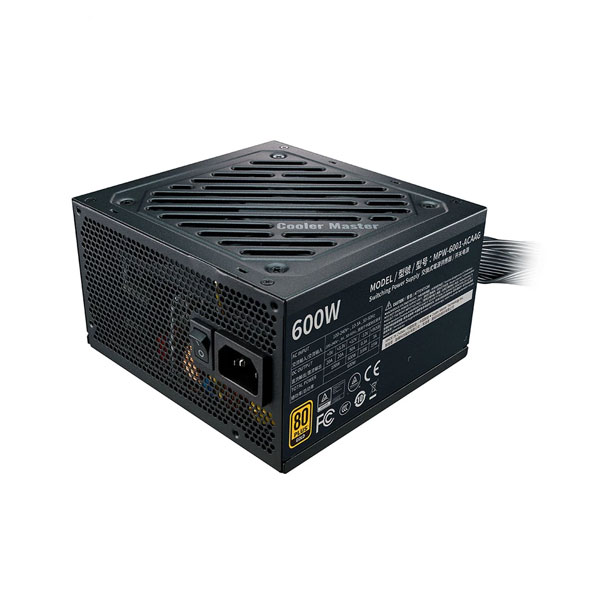 منبع تغذیه کامپیوتر کولر مستر مدل COOLER MASTER G600 GOLD - Image 2