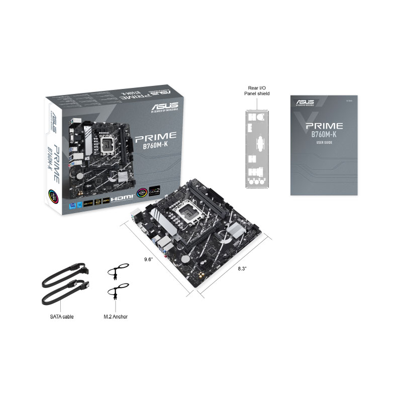 مادربرد ایسوس مدل ASUS PRIME B760M-K DDR5 - Image 4