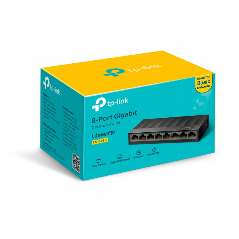 سوییچ 8 پورت تی پی لینک مدل TP-LINK LS1008G Ver4.0 - Image 2