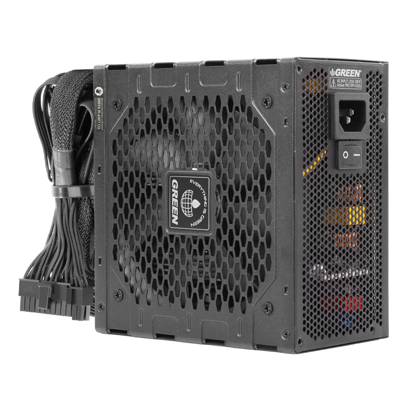 منبع تغذیه گرین مدل GREEN GP800A-GED - Image 3