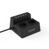 چند راهی برق و محافظ اوریکو مدل ORICO ODC-2A5U-V1-EU