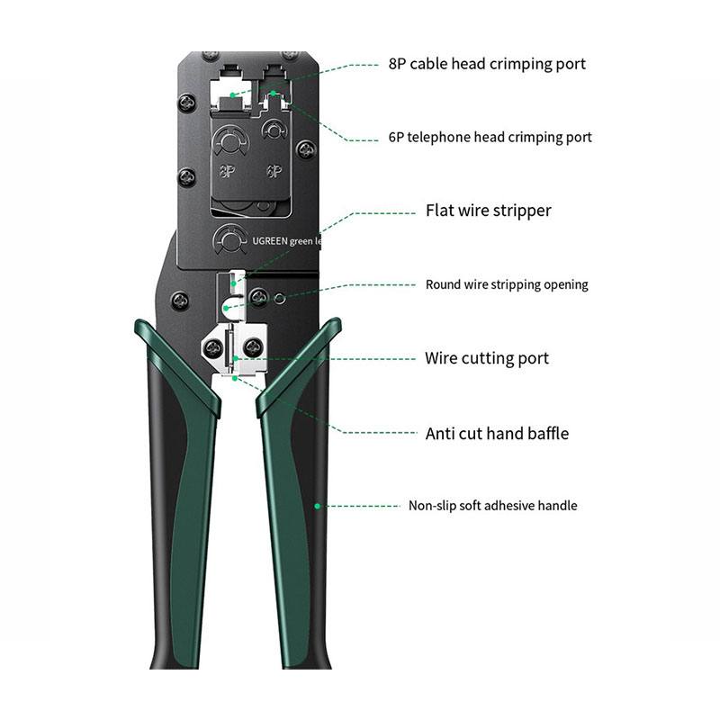 آچار شبکه یوگرین مدل Ugreen NW136-70683 - Image 2