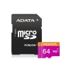 کارت حافظه میکرو اس دی ای دیتا مدل ADATA Premier MicroSDXC +ADP V10 R80 W25 64GB