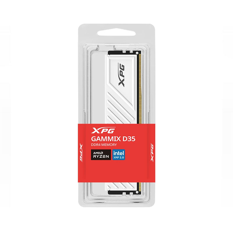 رم دسکتاپ ای دیتا مدل ADATA XPG AX4U32008G16A WHITE 8GB 3200MHz CL16 DDR4 - Image 2