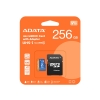 کارت حافظه میکرو اس دی ای دیتا مدل ADATA Premier MicroSDXC +ADP V10 R100 W25 256GB