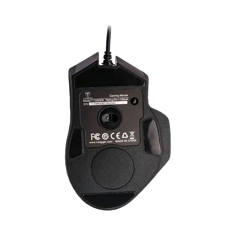 ماوس گیمینگ تی دگر با سیم مدل T-DAGGER Vale T-TGM309 RGB - Image 2
