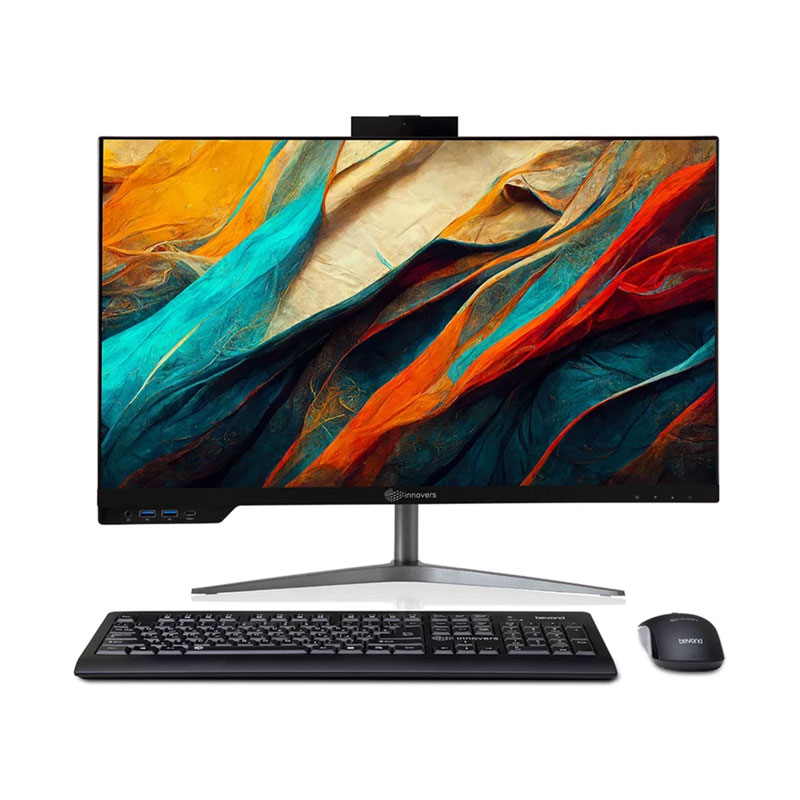 کامپیوتر همه کاره 24 اینچی اینوورس innovers X2414B i3 12100 8GB 500GB پایه ثابت