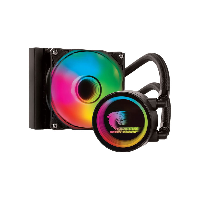 خنک کننده آبی پردازنده گرین مدل GREEN GLACIER GLC120E ARGB - Image 2