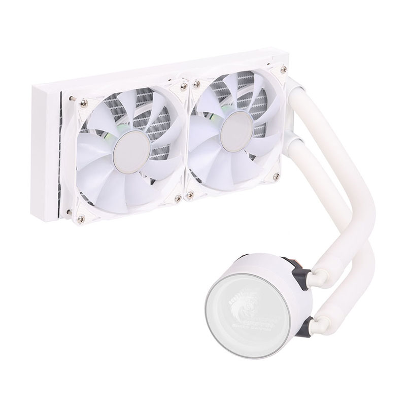 خنک کننده آبی پردازنده گرین مدل GREEN GLACIER STREAM GLC240S ARGB White - Image 3