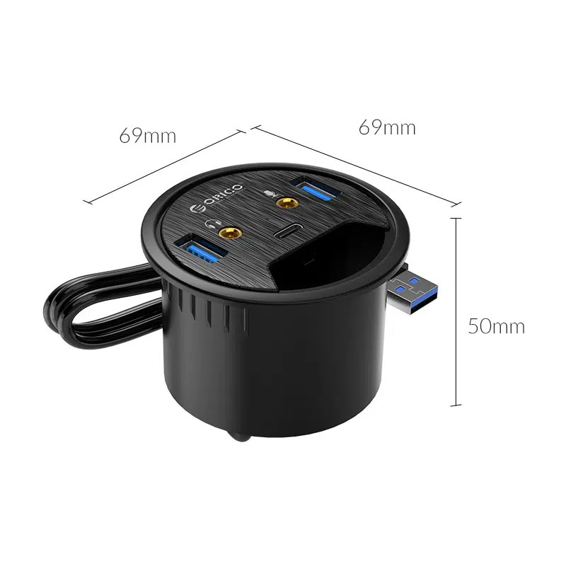 هاب چند منظوره USB 3.0 اوریکو مدل ORICO DESK-2U1C-V1 - Image 2