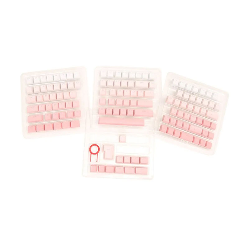 مجموعه کامل کلید کیبورد مکانیکال ردراگون مدل Redragon Ombre pink A139 - Image 2