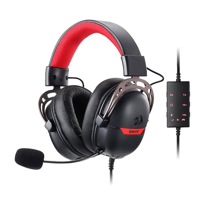 هدست گیمینگ با سیم ردراگون مدل Redragon AURORA H376 BR - Image 2