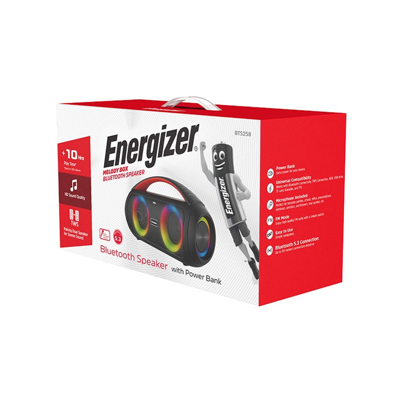 اسپیکر بی سیم انرجایزر مدل Energizer BTS258 - Image 3