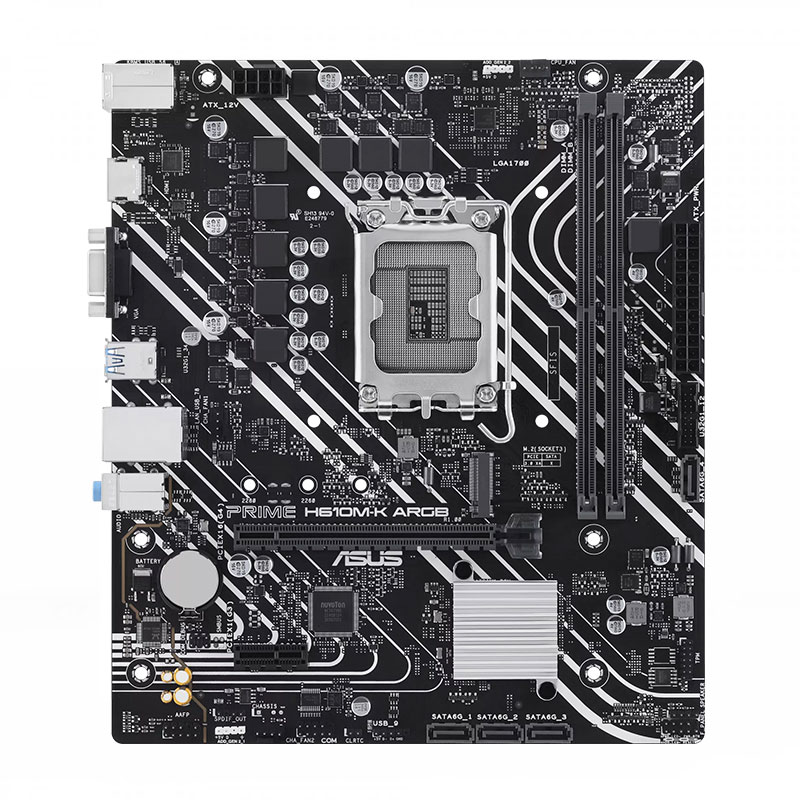 مادربرد ایسوس مدل ASUS PRIME H610M-K ARGB DDR5