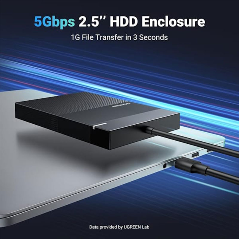 باکس هارد اکسترنال 2.5 اینچ USB 3.0 یوگرین مدل Ugreen CM471-30719 - Image 2