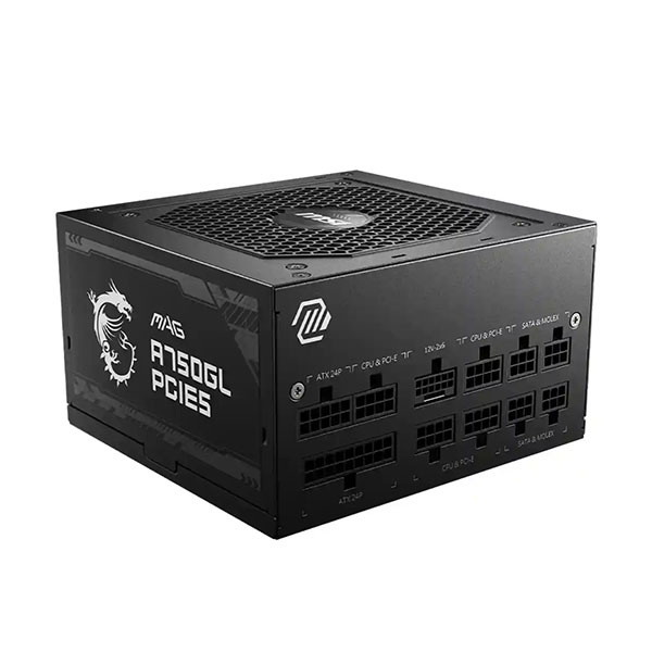 منبع تغذیه کامپیوتر ام اس آی مدل MSI MAG A750GL PCIE5 750W - Image 2