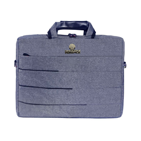 کیف لپ تاپ دستی دو تبله 15.6 اینچی ورساچه مدل VERSACE 020 خاکستری