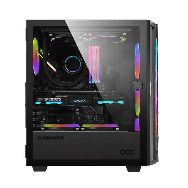 کیس گیمینگ کامپیوتر گیم مکس مدل GameMax Diamond COC - Image 2