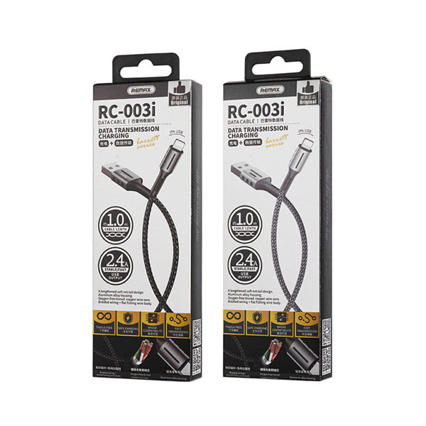 کابل تبدیل USB-Type A به Lightning ریمکس مدل REMAX RC-003i 1M - Image 3