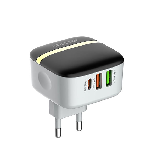شارژر دیواری کینگ استار مدل King Star KW196PD 32W - Image 2