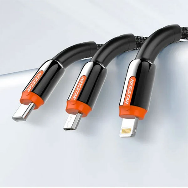 کابل تبدیل USB-Type A به Lightning کینگ استار مدل King Star K42i 1M - Image 2