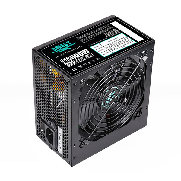 منبع تغذیه کامپیوتر اوست مدل AWEST GT-AV600-BW 600W - Image 3