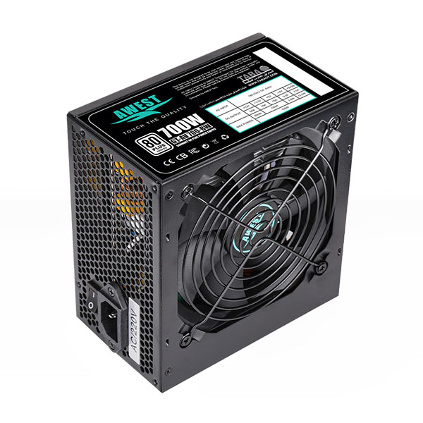 منبع تغذیه کامپیوتر اوست مدل AWEST GT-AV700-BW 700W - Image 2