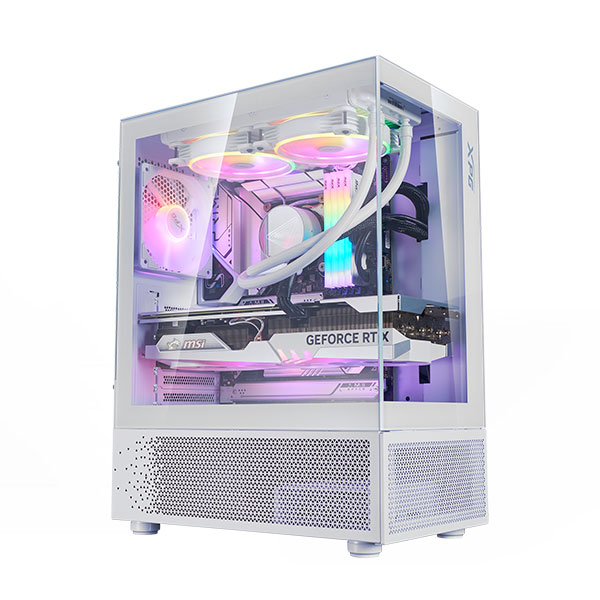 کیس کامپیوتر ایکس پی جی مدل XPG INVADER X MINI WHITE - Image 4