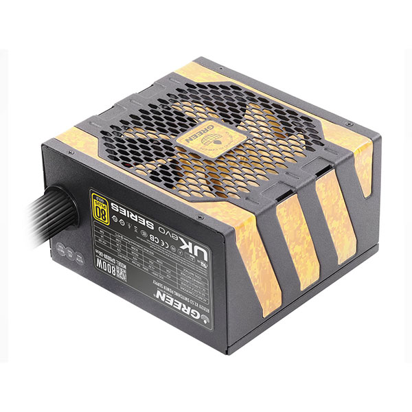 منبع تغذیه کامپیوتر گرین مدل GREEN GP800A-UK EVO Rev3.1 - Image 2