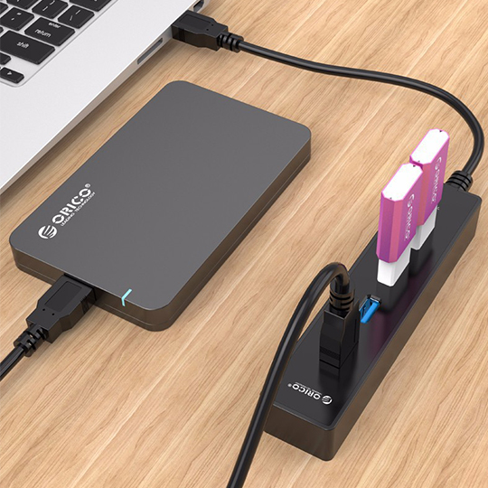 هاب ۴ پورت USB3.0 اوریکو مدل ORICO W8PH4-U3-BK نیکان پاسارگاد - Image 8