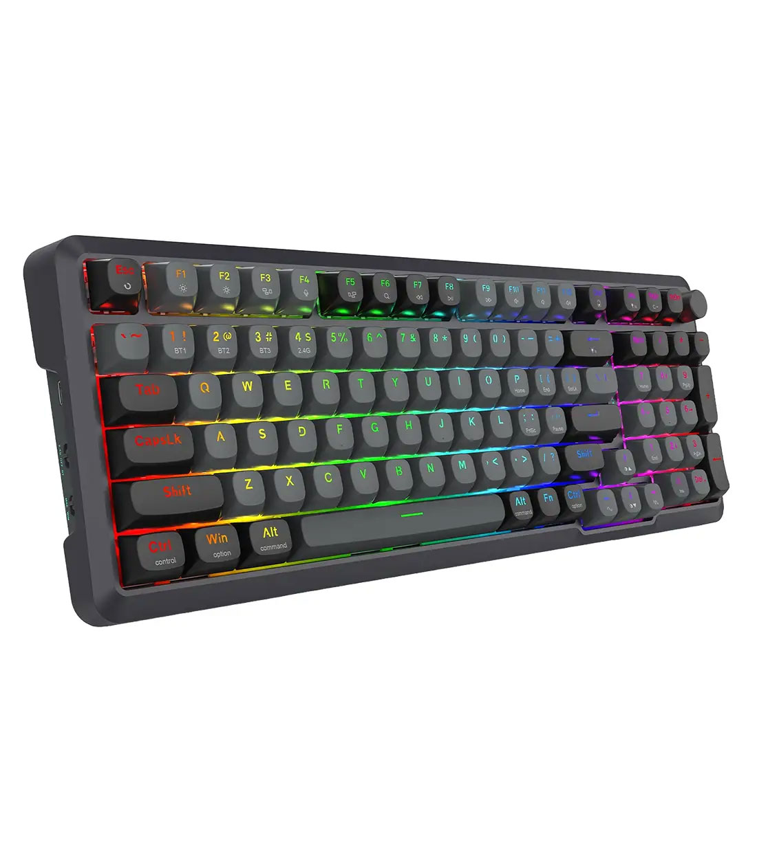 کیبورد بی سیم گیمینگ ردراگون مدل Redragon BRAGI PRO K688 GB RGB - Image 3