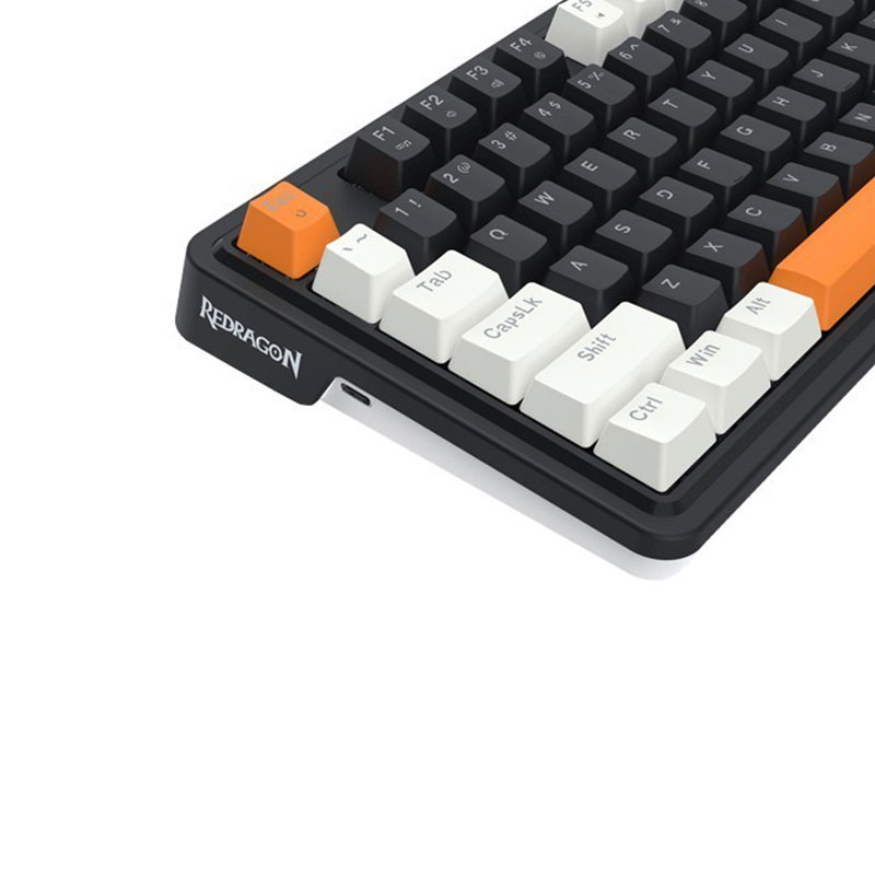 کیبورد با سیم گیمینگ ردراگون مدل Redragon LANDSHAKER K714 BWO RGB - Image 3