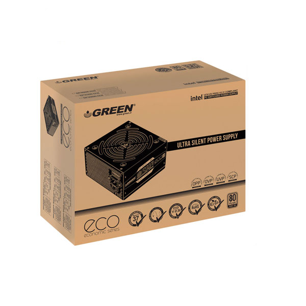منبع تغذیه گرین مدل GREEN GP350A-ECO Rev3.1 - Image 4