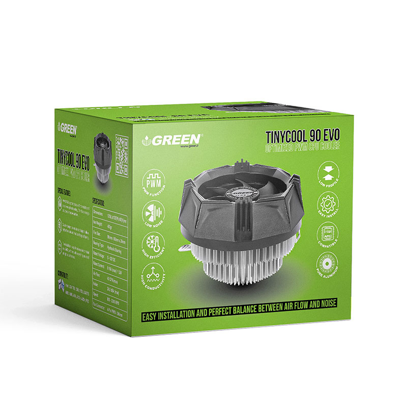 خنک کننده پردازنده گرین مدل GREEN Tiny Cool 90 EVO - Image 4