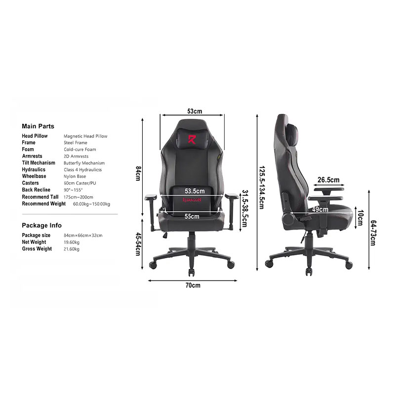 صندلی گیمینگ ردراگون مدل Redragon C-323 - Image 6