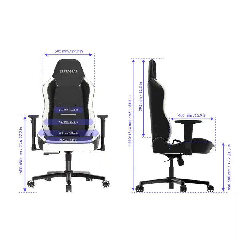 صندلی گیمینگ ورتاگیر مدل Vertagea SL3800 Carbon Black - Image 5