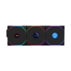 پک 3 تایی فن کیس لیان لی مدل LIAN LI UNI FAN TL 120 LCD Wireless Reverse Blade