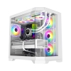 کیس گیمینگ کامپیوتر گیم‌ مکس مدل GameMax HYPE-A White