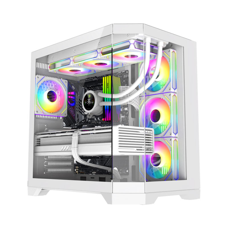 کیس گیمینگ کامپیوتر گیم مکس مدل GameMax HYPE-A White
