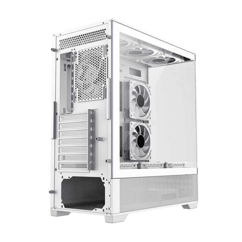 کیس گیمینگ کامپیوتر گیم مکس مدل GameMax Vista AW White - Image 9