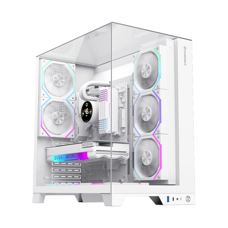 کیس گیمینگ کامپیوتر گیم مکس مدل GameMax Infinity Pro White