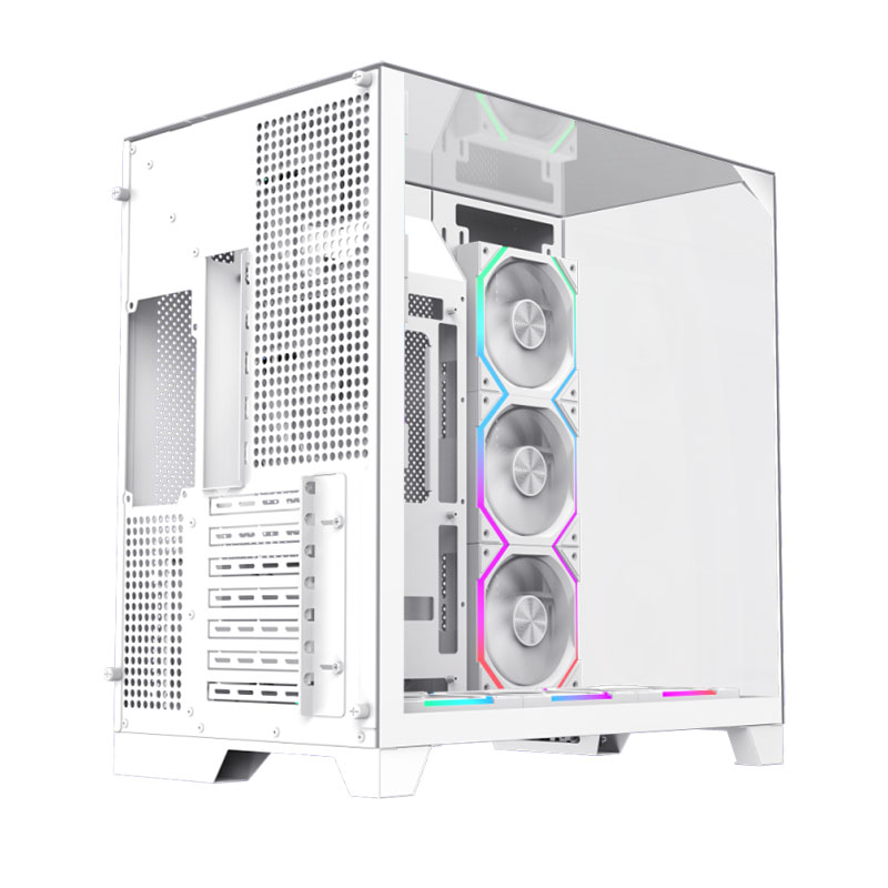 کیس گیمینگ کامپیوتر گیم مکس مدل GameMax Infinity Pro White - Image 6