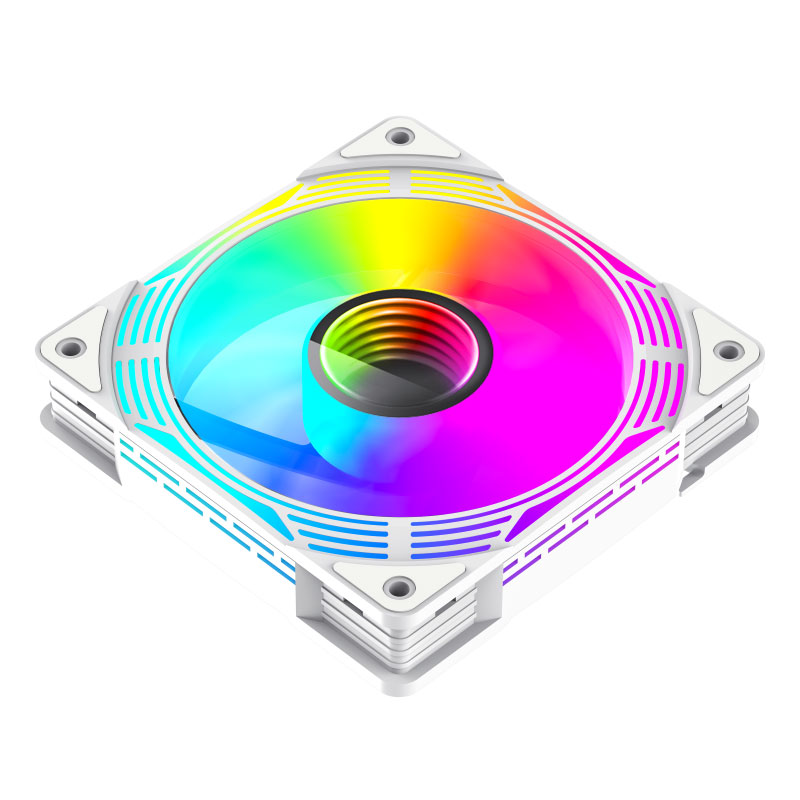 فن کیس گیم مکس مدل GameMax FN12A C8I-R Reverse White - Image 2