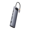 هاب 11 پورت USB Type-C بیسوس مدل Baseus Metal Gleam Series (BS-OH147)