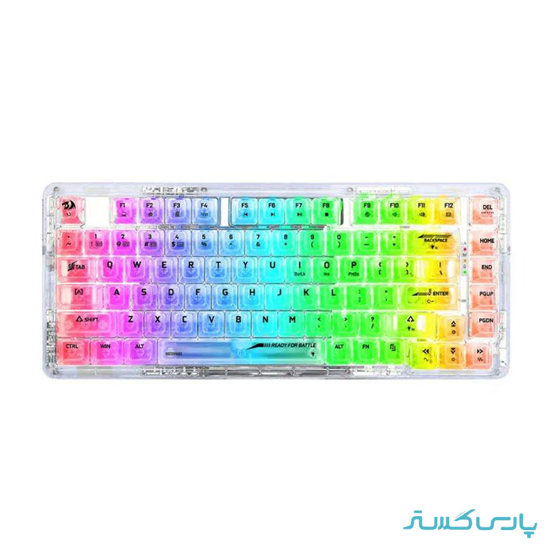 کیبورد بی سیم/باسیم گیمینگ ردراگون مدل Redragon ELF PRO K649 CT RGB