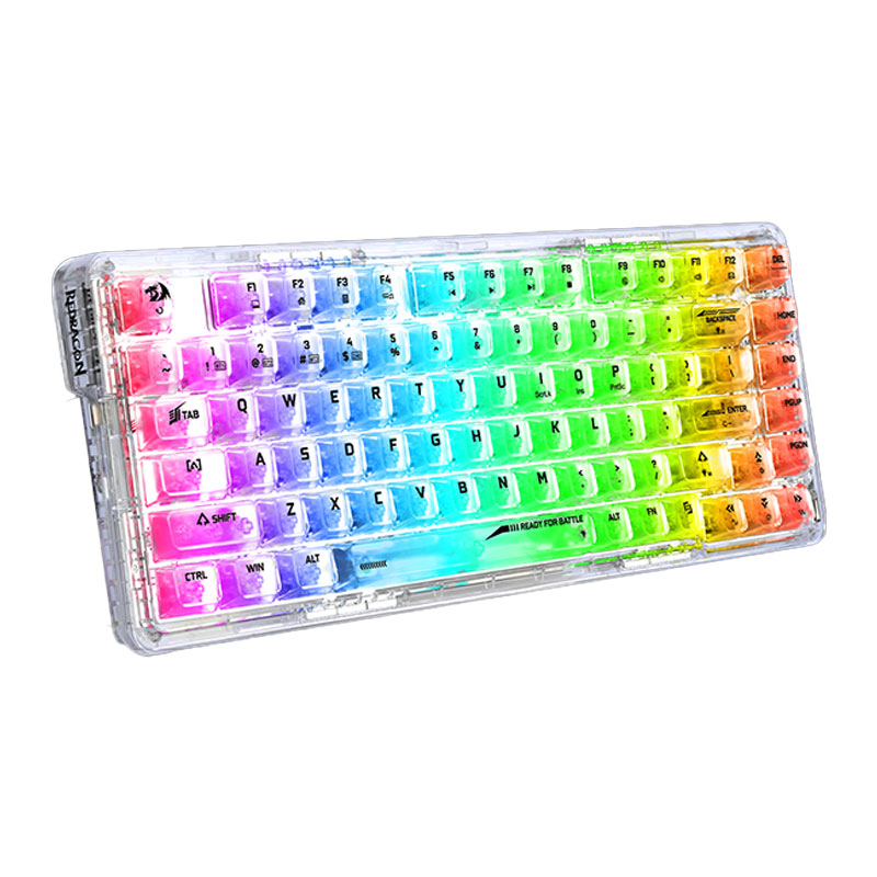 کیبورد بی سیم/باسیم گیمینگ ردراگون مدل Redragon ELF PRO K649 CT RGB - Image 4