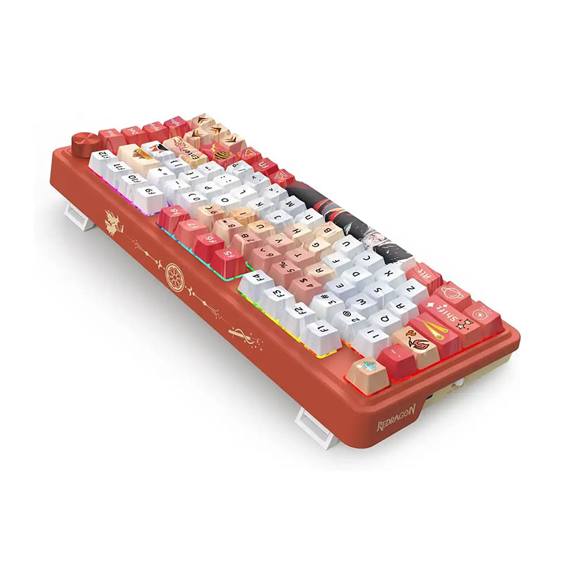 کیبورد بی سیم/باسیم گیمینگ ردراگون مدل Redragon UCAL PRO K673 AK RGB - Image 4