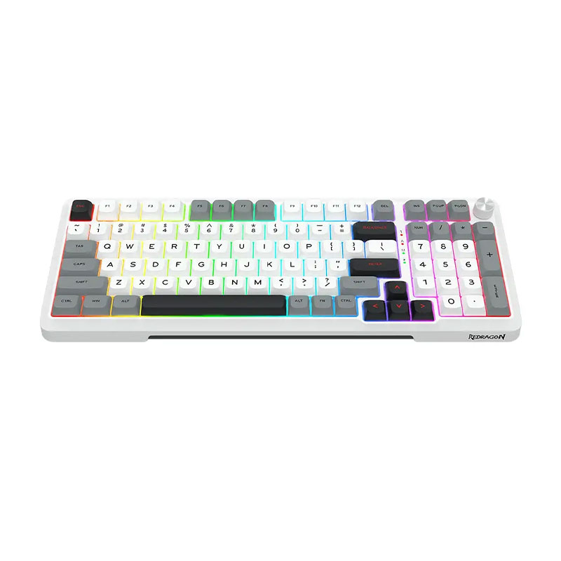 کیبورد بی سیم/باسیم گیمینگ ردراگون مدل Redragon BRAGI PRO K688 WGL RGB - Image 2
