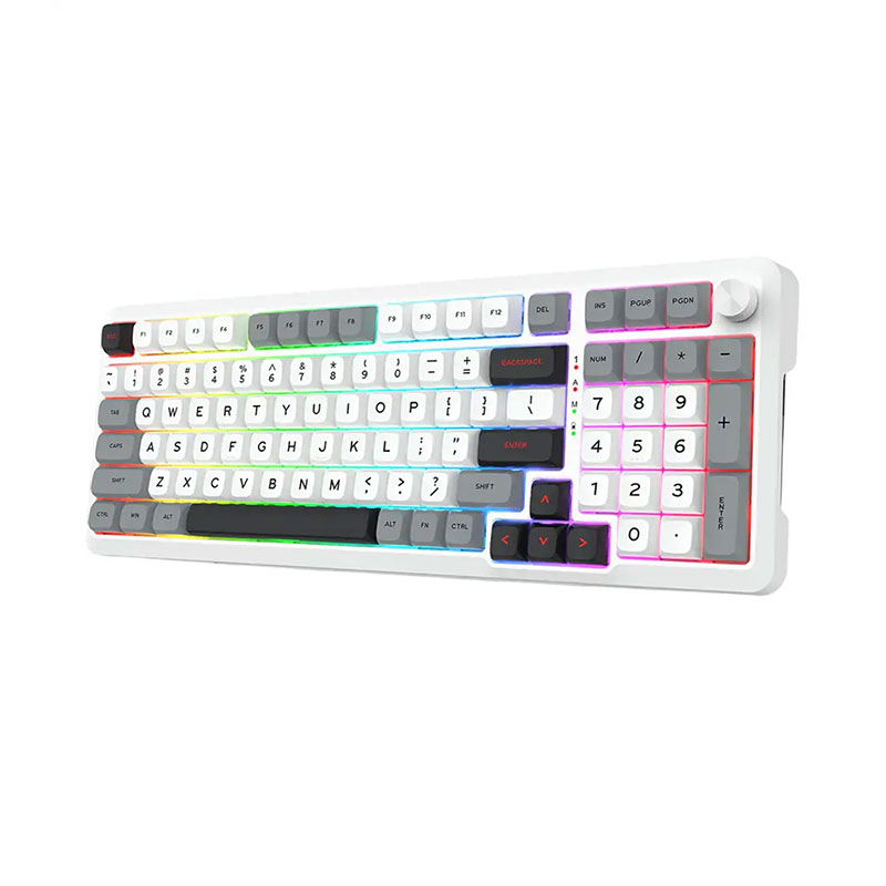 کیبورد بی سیم/باسیم گیمینگ ردراگون مدل Redragon BRAGI PRO K688 WGL RGB - Image 3