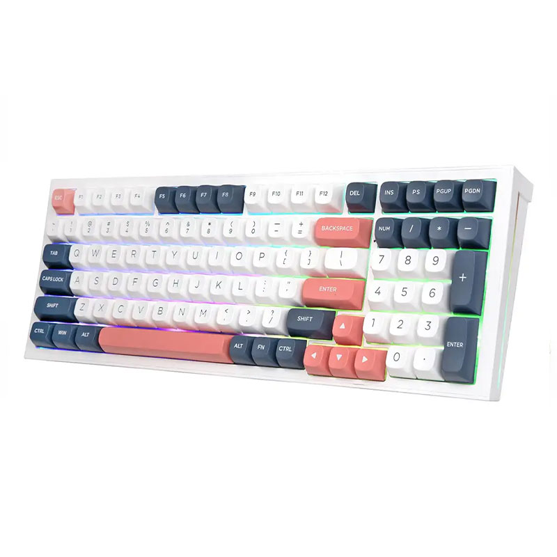 کیبورد بی سیم/باسیم گیمینگ ردراگون مدل Redragon FLAMBERGE PRO K723 WBR RGB - Image 3